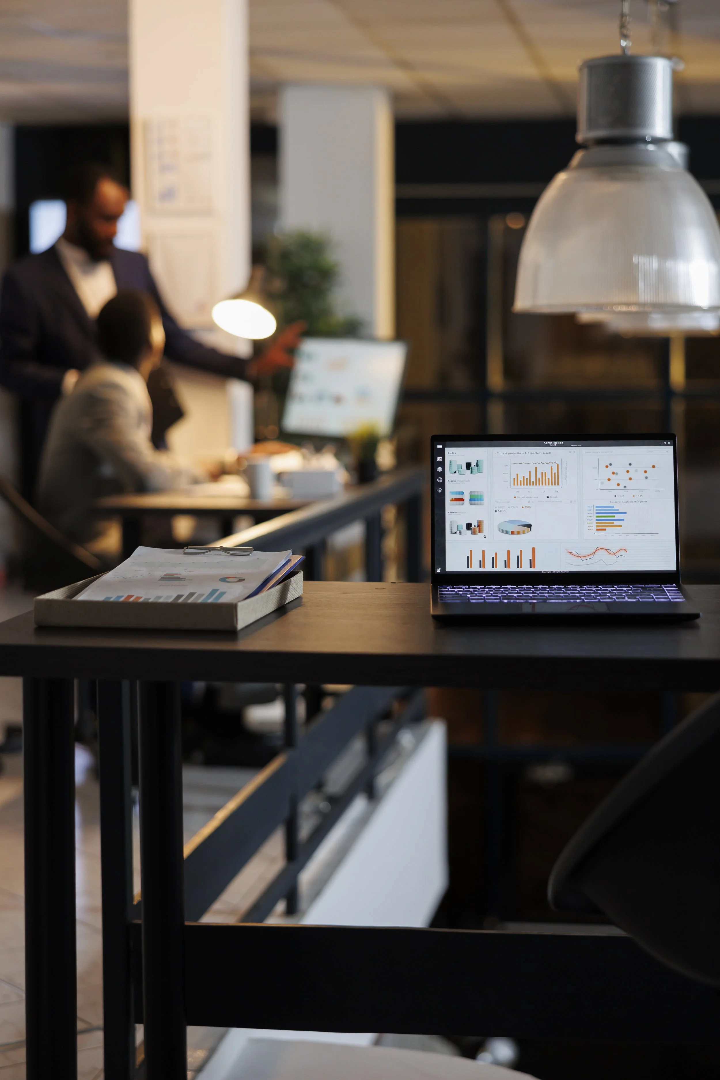 Analytics dashboard and team collaboration
